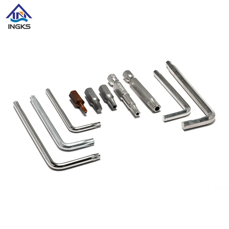 Factory Supply INGKS Steel Tamper proof Security Pentagon Screwdriver Bits for Pentagon Pin Socket Screws