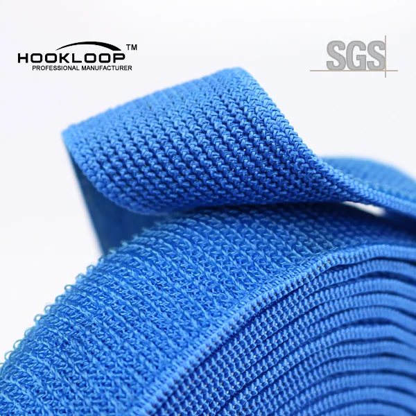 Elastic Hook and Loop Tape Stretch Hook and Loop Strap for Industrial, Garments, Medical Application