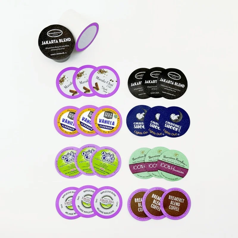 Wholesale Low Price 2.0 51mm Aluminum Foil Lid New Style K Cup Coffee Capsules Sealer