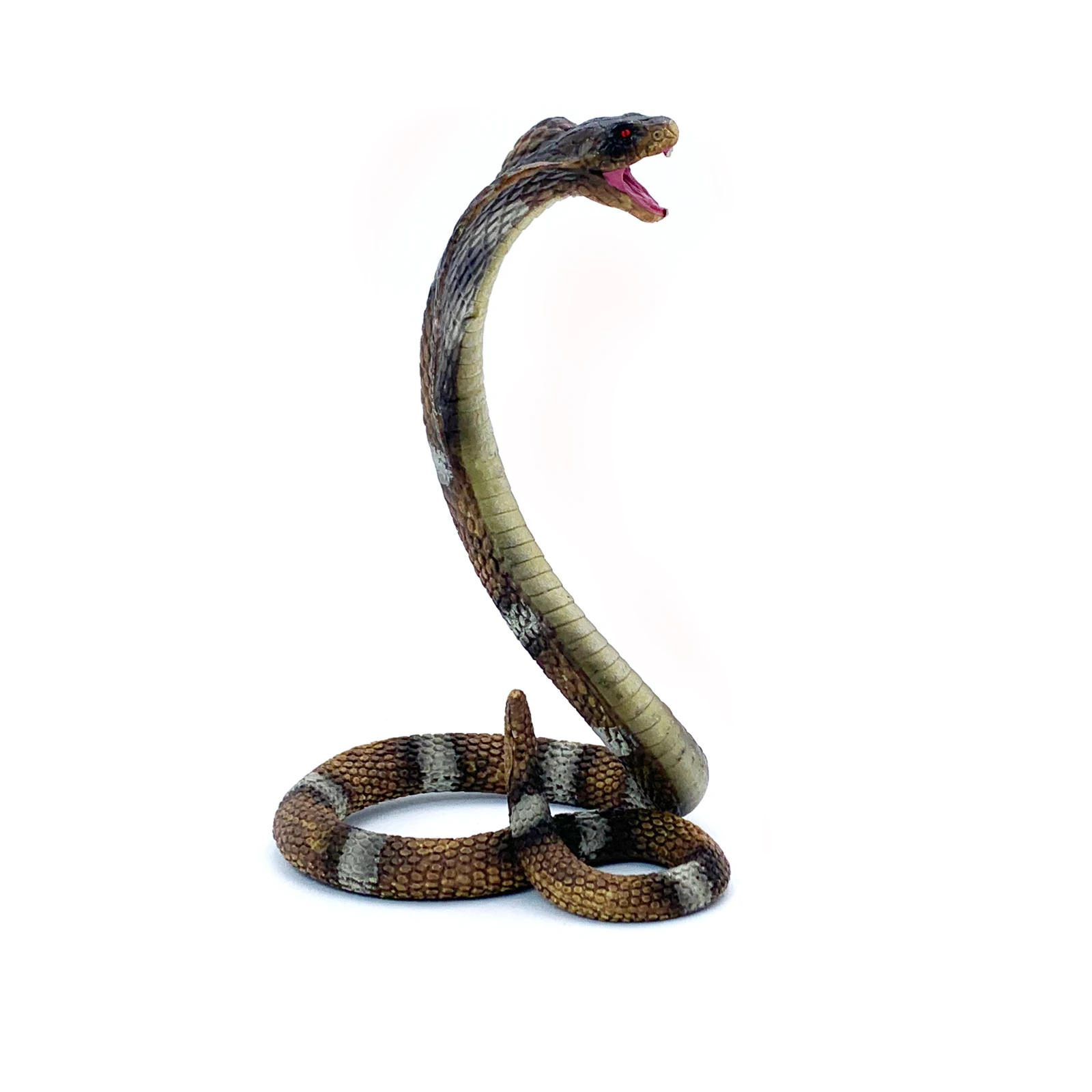 Wildlife Realistic High Quality PVC Plastic Animal Figure Toys Realistic Eco-friendly Anima Standing Cobra Toys