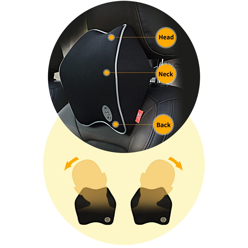 Beezin Factory Custom Neck Rest Headrest Cushion Memory Foam Car Seat Neck Pillow Car Seat Neck Pillow Cervical Seat Cushion