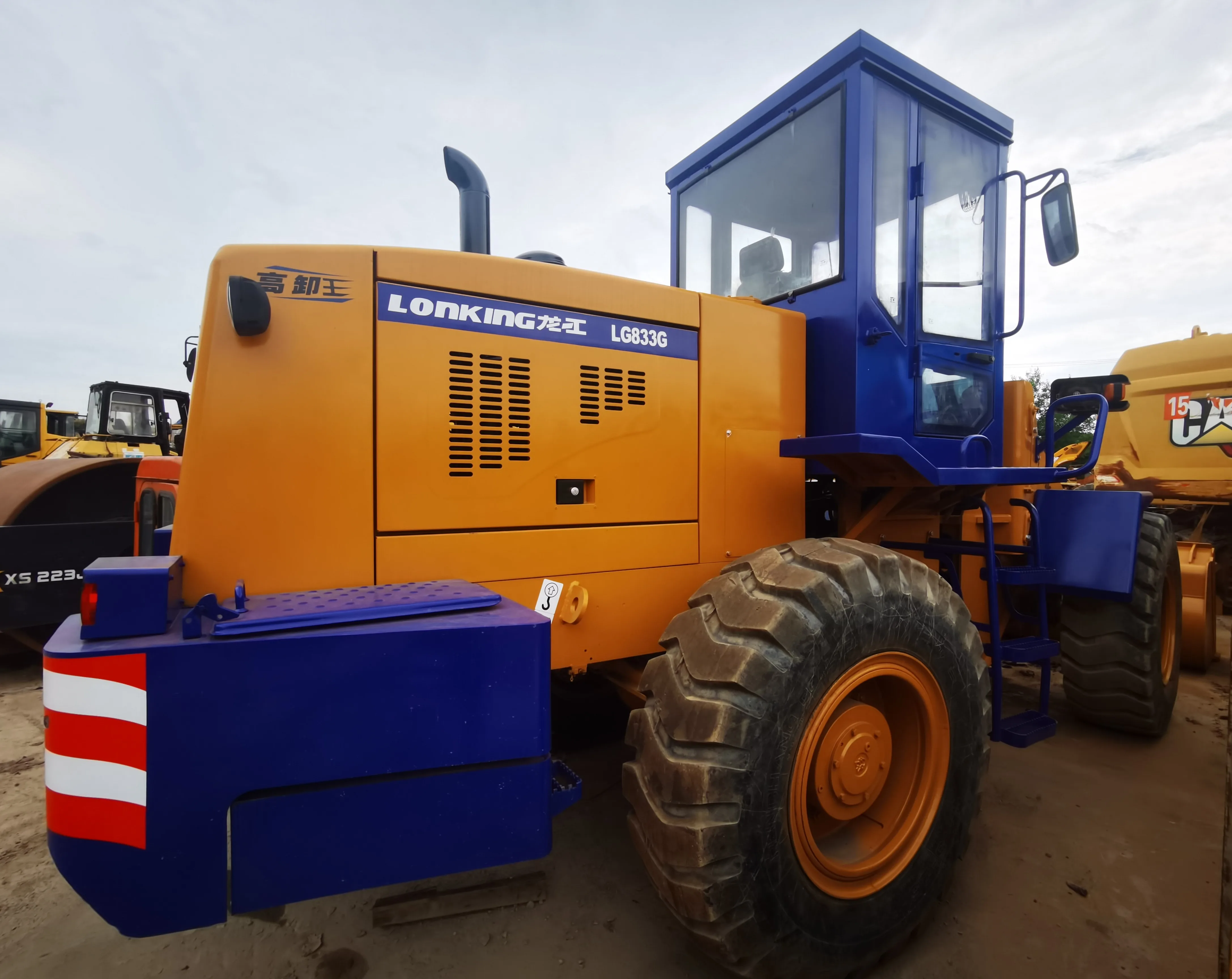 Cheap sale 2023 Used 3ton lonking LG833G wheel loader 92kw DEUTZ engine Farm Use Front Loader
