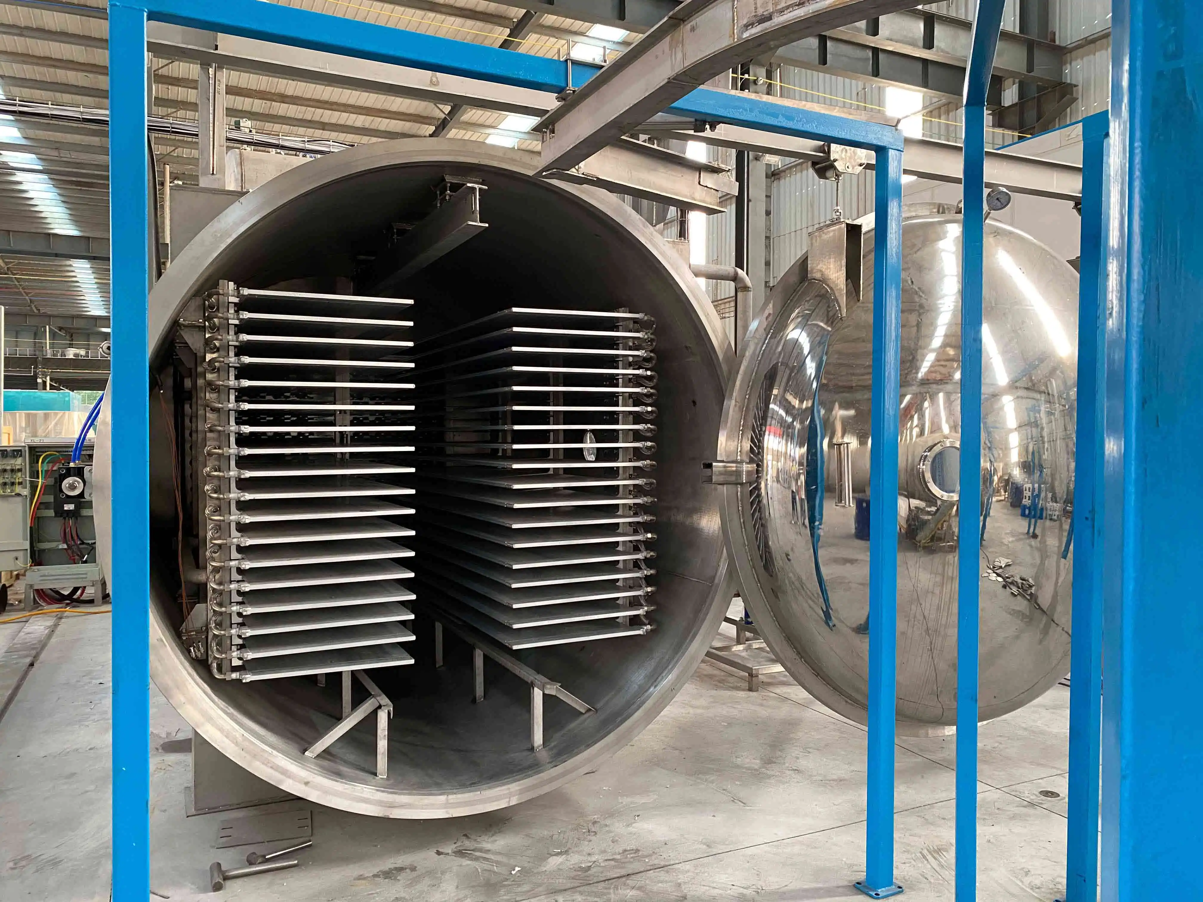 100 square large industrial pet food lyophilizer freeze dryer lyophilization equipment for sale