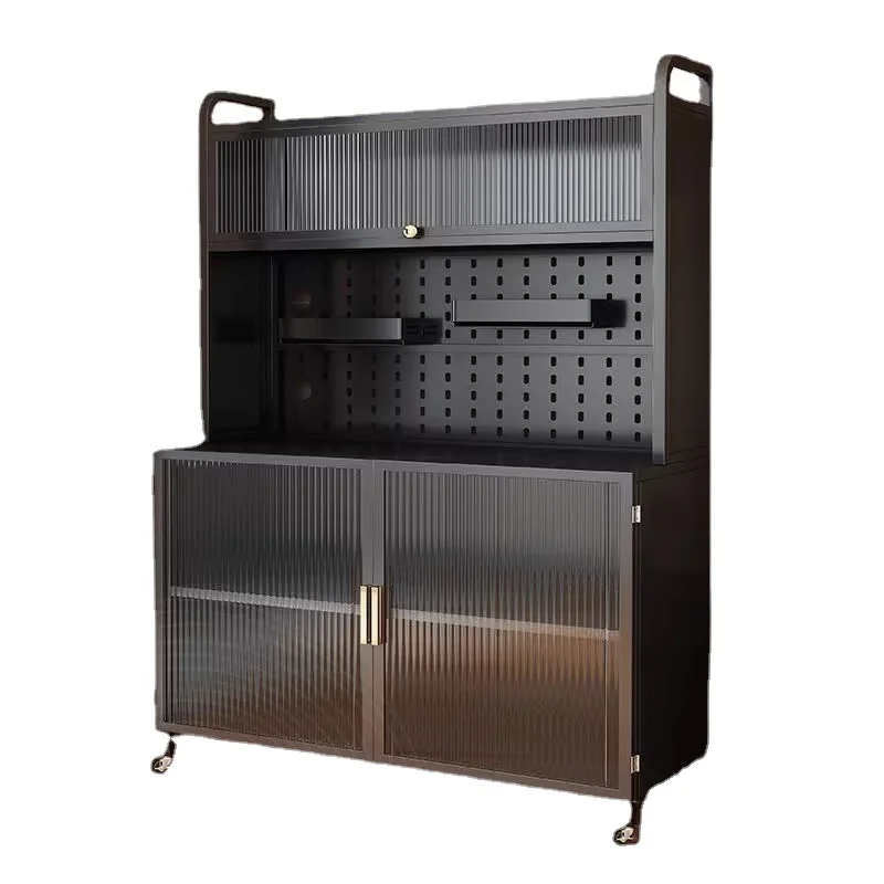 Living Room Multifunction Freestanding Bathroom Storage Cabinet Kitchen Storage Pantry Cabinet Shelf with Doors