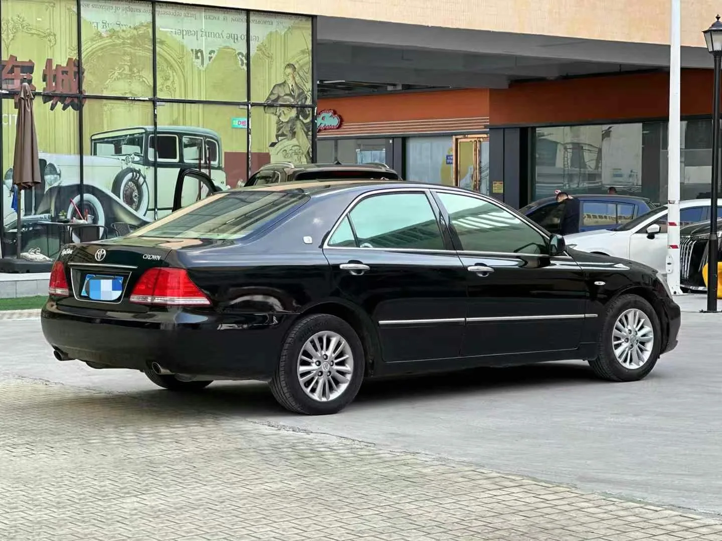 Оптовая продажа 2008 Toyota Crown Королевский седан 3 0 л роскошные автомобили такси вождение онлайн-автомобилей подержанные