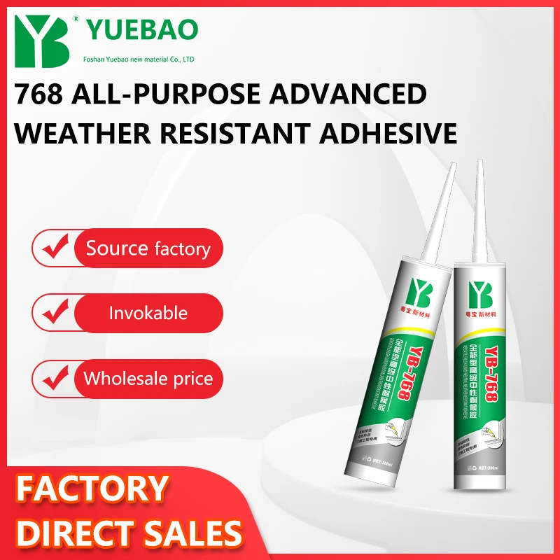 Factory selling 768 all-purpose advanced neutral weather resistant glue