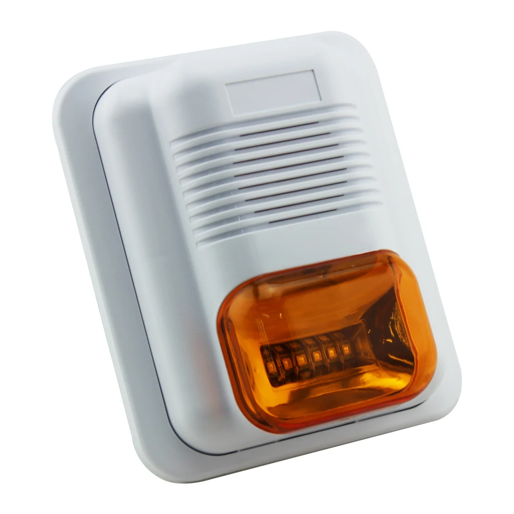 12V 24V Color Custom High Bright SMD LED Wired Three Tones Sound Alarm Strobe light Siren