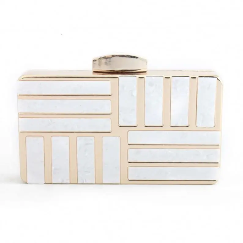 
2021 Evening Bags and Clutches for Women Acrylic Clutch Bridal Purse Wedding Party Handbag 