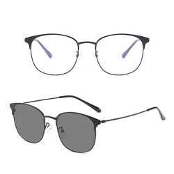 Photochromic Myopic Glasses Photosensitive Anti-glare Change Color Lens Anti Blue light  Prescription  Glasses