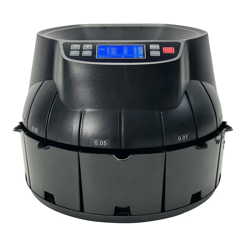 XD-9003 Coin Counter Multi Currency High Quality Accurately 100% Automatic Coin Sorter LCD Display