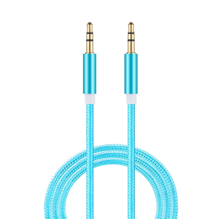 300PC/lot  Audio Cable Listening Focuses Cable Phone Car Speaker MP4 Headphone 3.5MM Audio AUX Cables