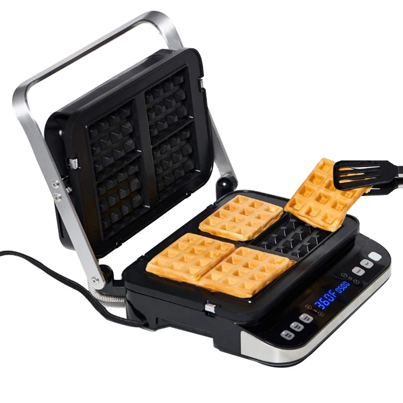 Griddle Grill Electric Griller Detachable Pan Smokeless Bbq Grill Panini Press Led Touch Screen Digital Contact Grill