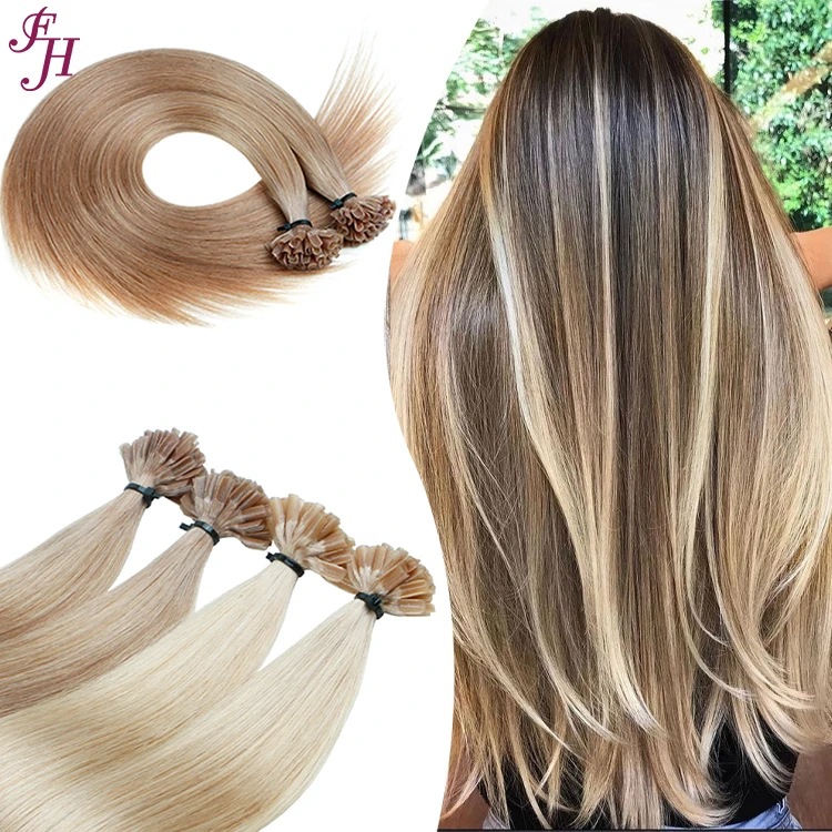 FH Factory Price Remy U Tip Keratin Human Hair Extension 10A 100% Human Hair Virgin U Tip Hair Extensions
