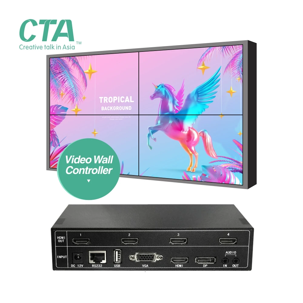 46 inch Custom Solution Commercial Advertising Display3*3Narrow Bezel Control Monitor LCD Video Wall