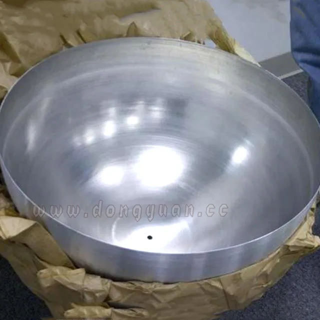 Brushed Aluminium Half Ball/Hollow Aluminum Sphere Artwork Usage