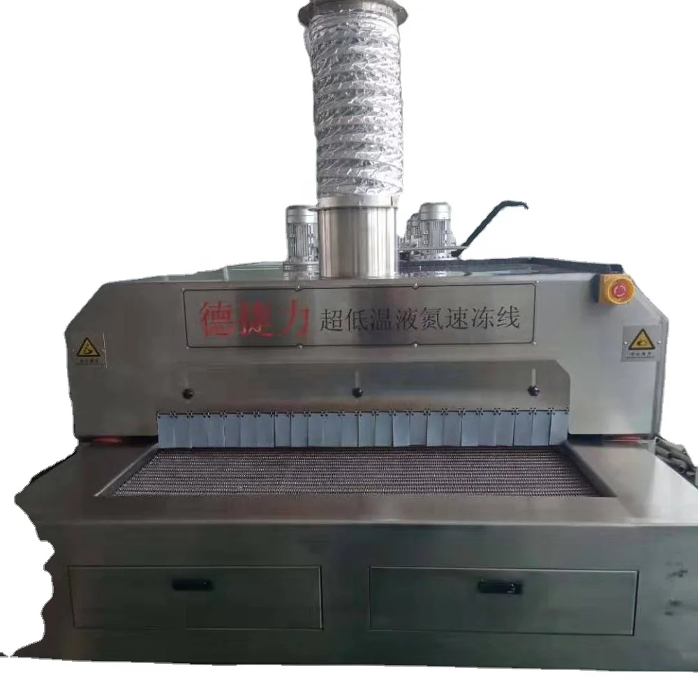 DJL tunnel industrial freezer/iqf freezing tunnel