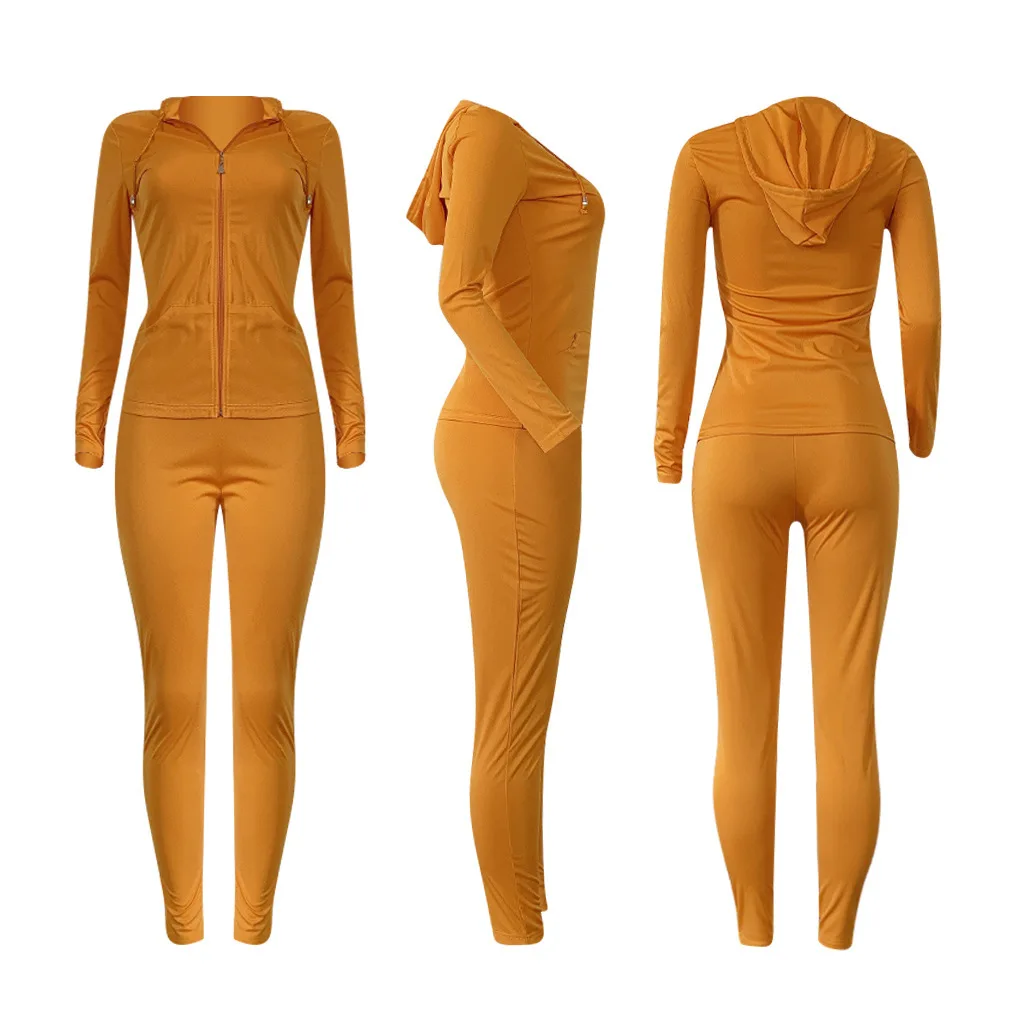 Liu Ming Hot Sells Womens 2 Piece Tracksuit Sets Sweatsuit Outfits Hoodie Sweatshirt Jogging Sweatpants Suit