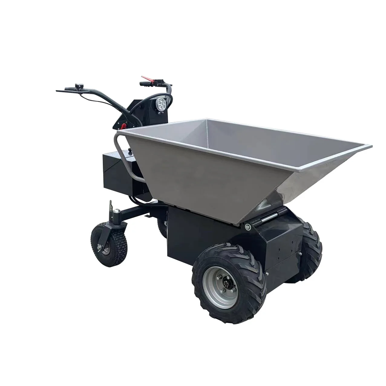 Mini Electric Garden Dumper 500kg Capacity New Used 4x4 Track Crawler Bucket Pump Retail Agriculture Concrete Movements