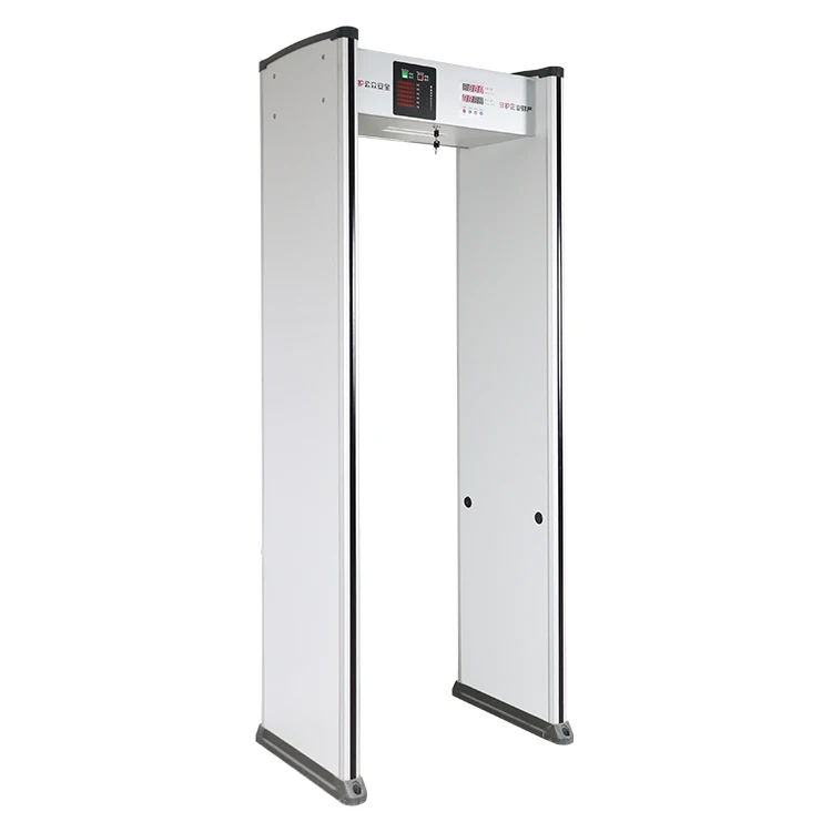 High sensitivity 18 zones metal detector door frame arched walk through metal detector