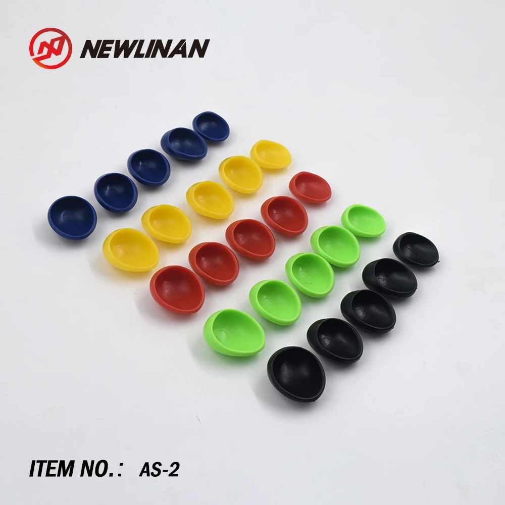 Newlinan Ice Skate Colorful Plastic Finger Tip Glove Tips