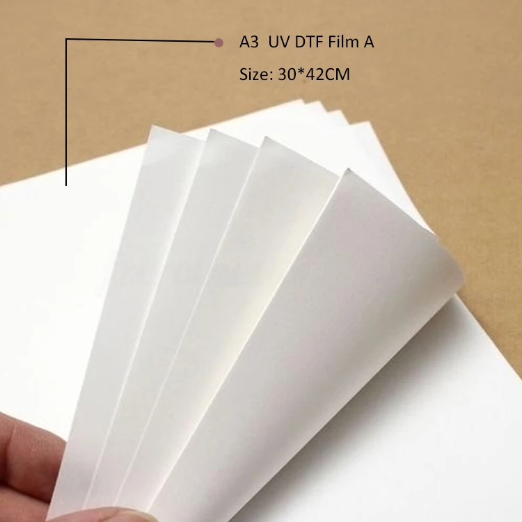 Angelacrox Popular New Manufacture High Quality New Cold UV DTF Cool Transfer AB PET Film