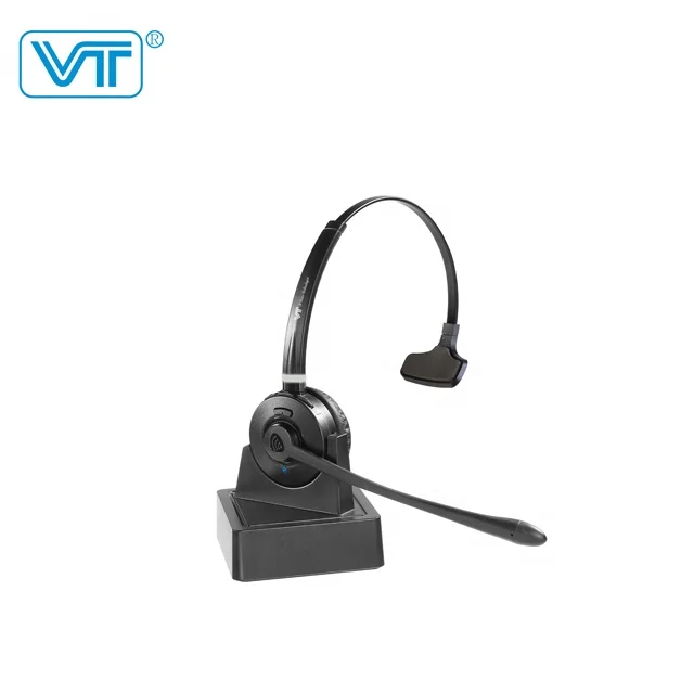 
mono headset wireless mic with busy light dual connection for mobile phones 
