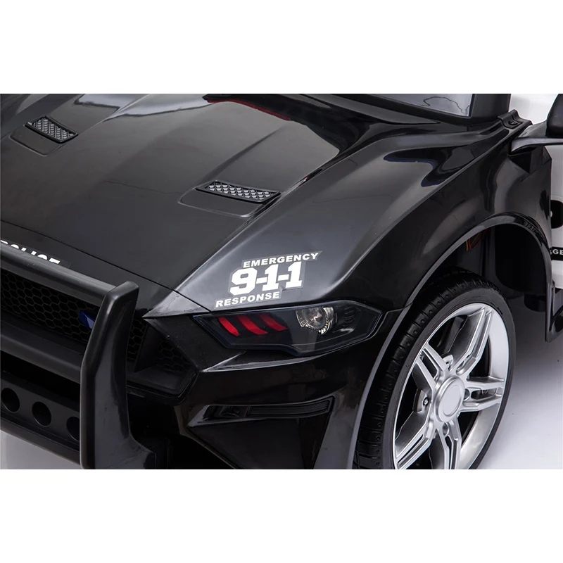 WDBBH0007  Kids Ride On Car police 12v toy car  lighting with handle toolbox alarm light and speaker