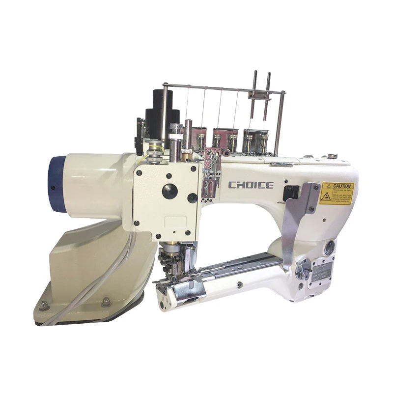GC6200DN Direct Drive 4 Needle 6 Thread Single Double Cutter Flat Seam Sewing Machine