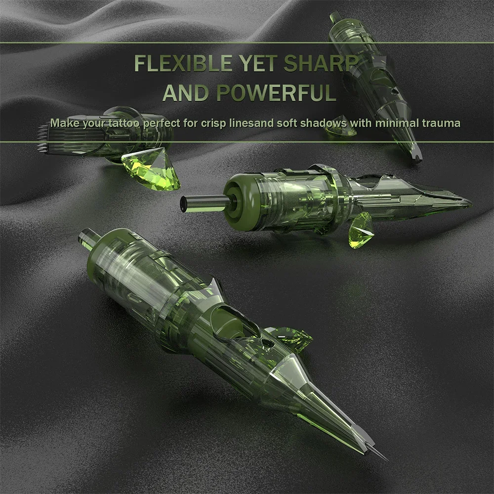 INKin Revo 10Pcs/box RS OEM ODM Tattoo Cartridge Manufacture Round Shader custom needle cartridge for Body Art