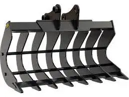 Factory Price Brand New Land Clearing Rakes Stick Rake Excavator Rake Crawler Excavator for 1-100 Ton Excavator