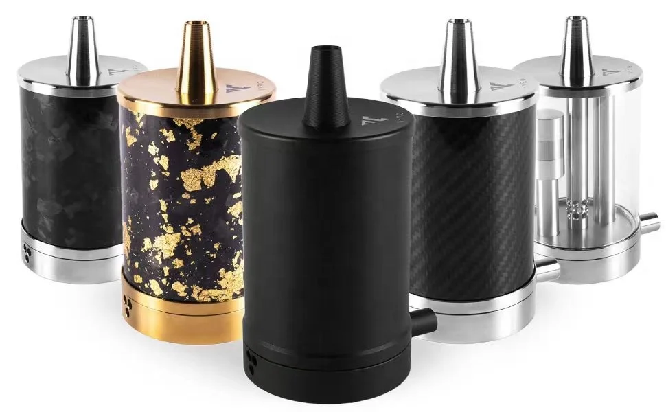 Хит продаж портативный кальян немецкий Vyro One Chicha красочный дизайн мини-силиконовый углеродистая кованая Золотая дорожная оптовая продажа