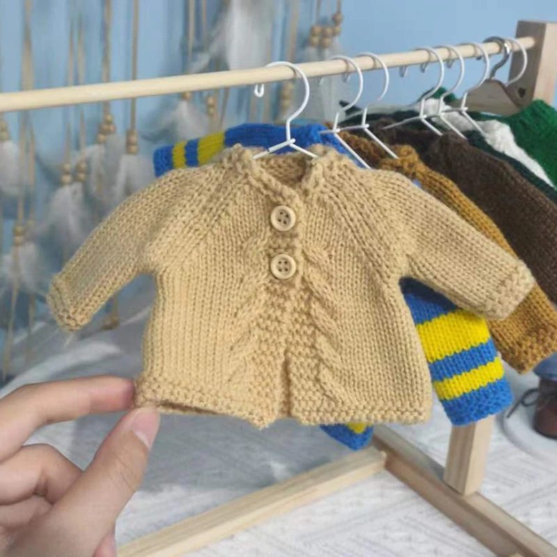 Handmade doll cute figure change clothes sweater clothing knitted top