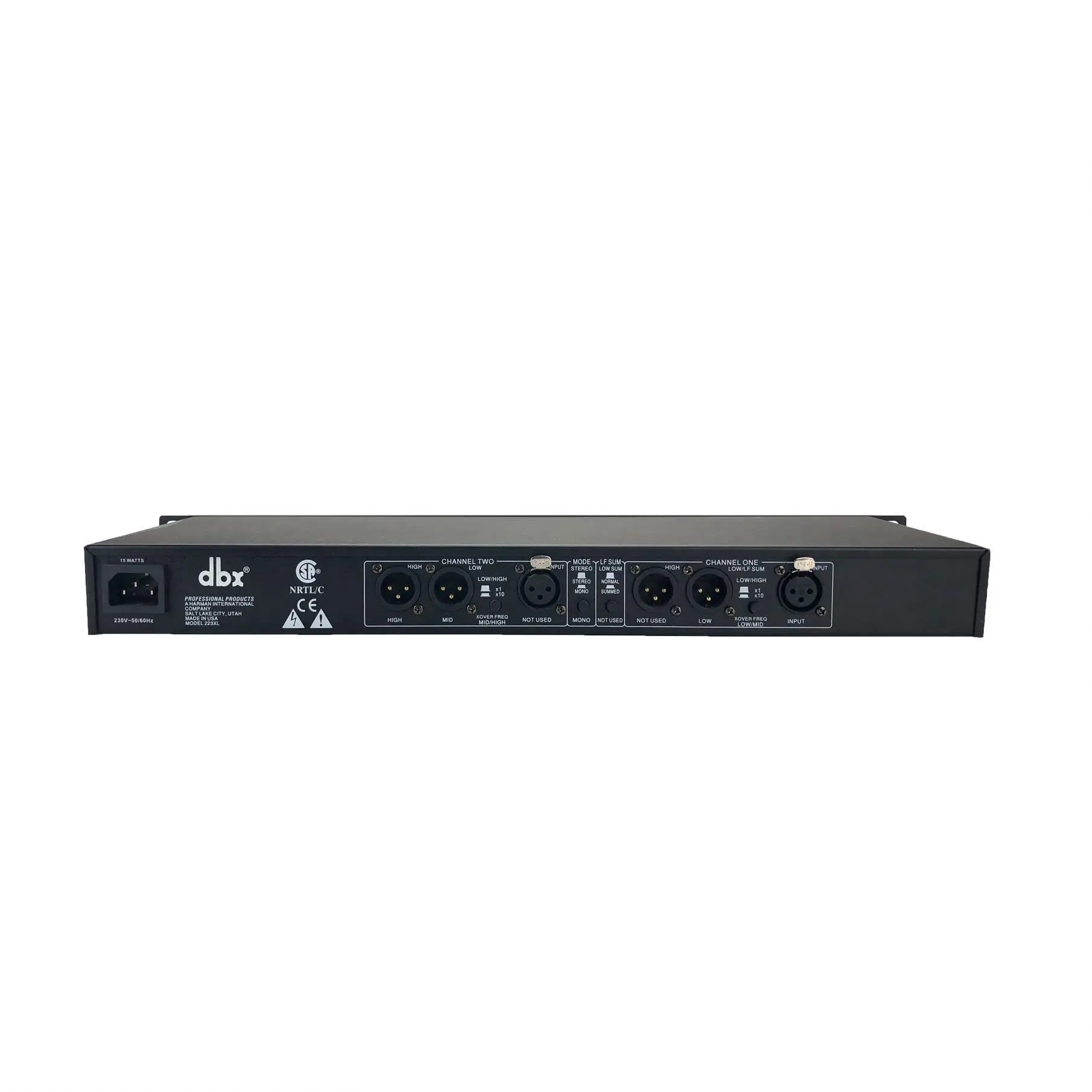 223XL audio active crossover beringer crossover 4 way audio