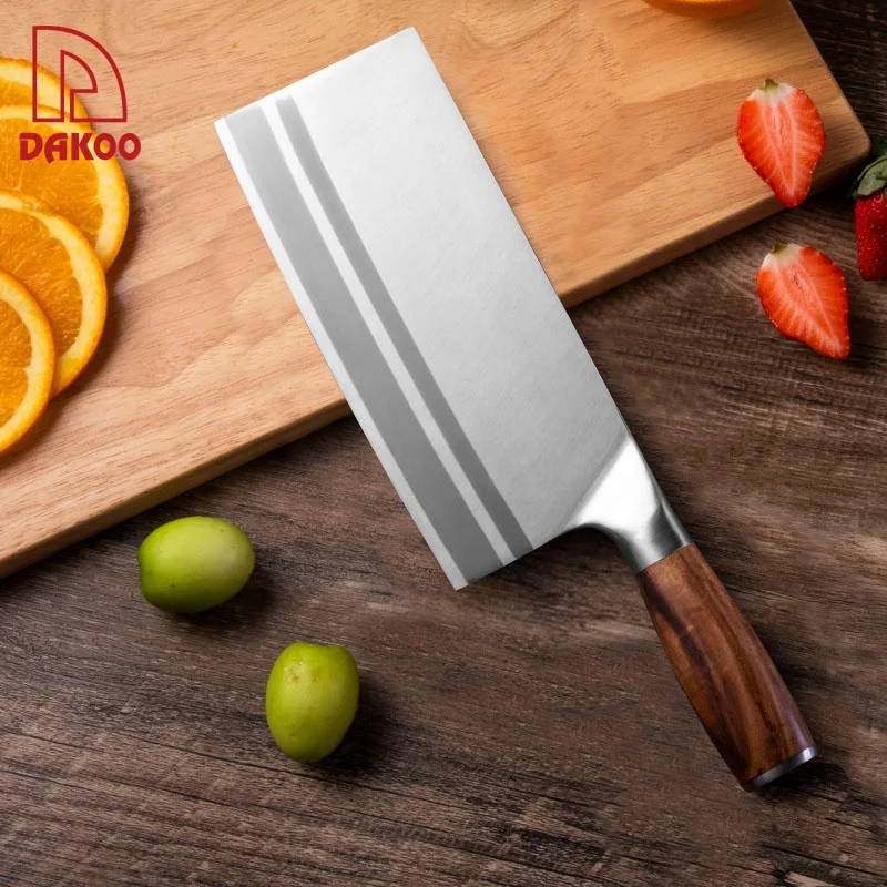 Китайский кухонный нож Cuchillo горячая Распродажа из розового дерева с рукояткой 7 дюймов для измельчения