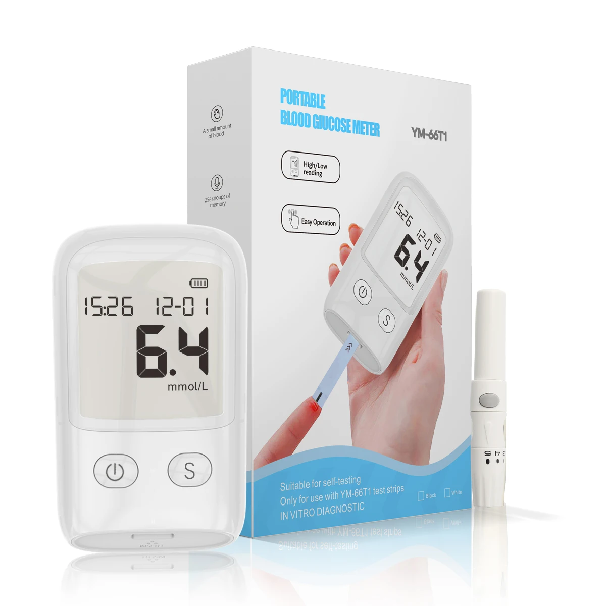 Test Strips Lancet Kits Blood Glucose Cholesterol Triglycerides Meter Blood Glucose Meter Monitor