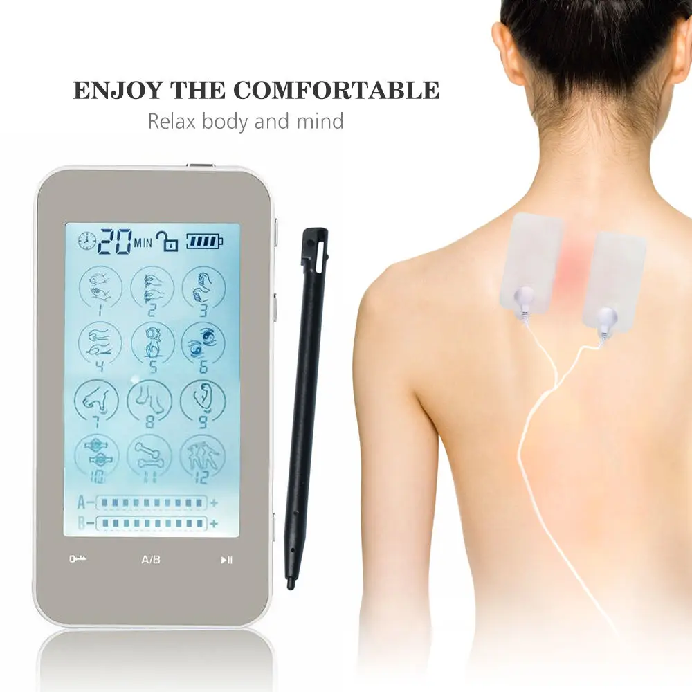 
Portable Health Care Body Massage TENS Unit Electronic Pulse Physiotherapy Massager Electric EMS Muscle Stimulator 