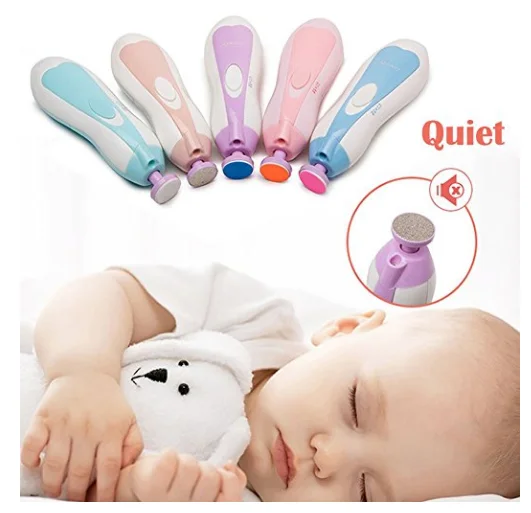High Quality Hot Sale Baby Electric Nail Trimmer nail Care Product Set with Nail Clippers kids manicure  pedicure set