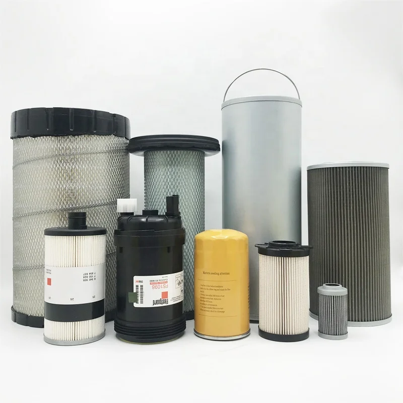 Excavator Liugong CLG920E 922E 926E oil diesel air filter oil water separator paper diesel hydraulic filter accessories
