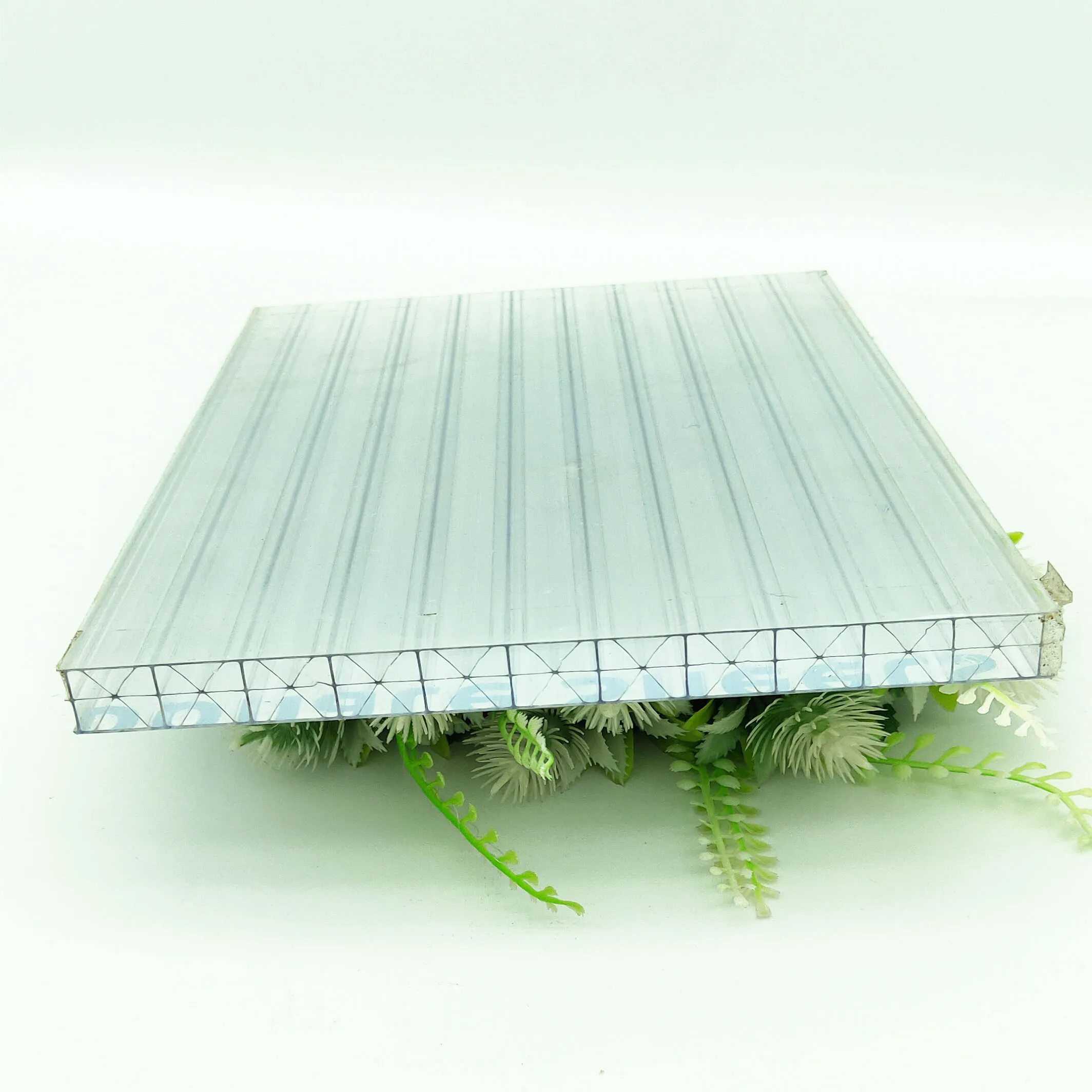 14mm Uv Protected Polycarbonate sheet Anti-fog Polycarbonate 4 layer polycarbonate Greenhouses multilayer pc hollow sheet
