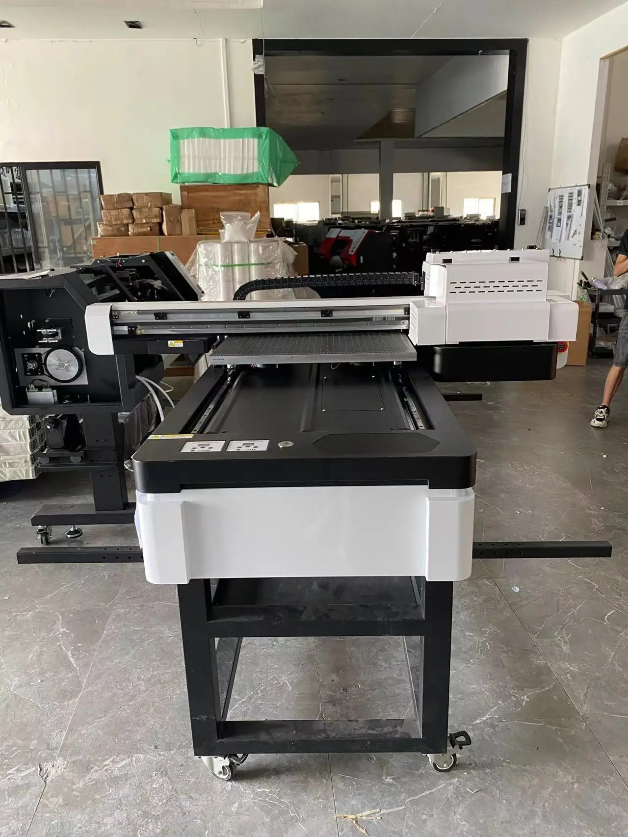 A1 large format uv flatbed printer phone case uv printer machine metal acrylic plastic billboard6090 uv printer