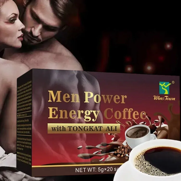Hot sell nice effectiy private label energy maca coffee for men
