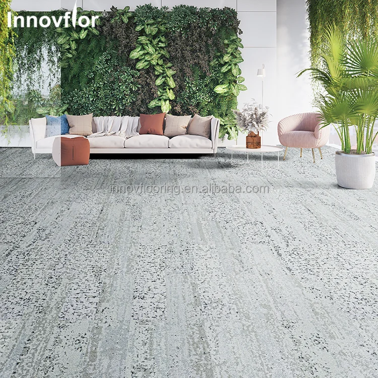 New Arrival Modern Design Soundproof High Quality Modular PVC Carpet Tile 25*100