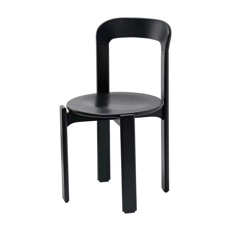 American Style Rubber Wood Dining Chairs for Dining Room Restaurant Farm Coffee Shop