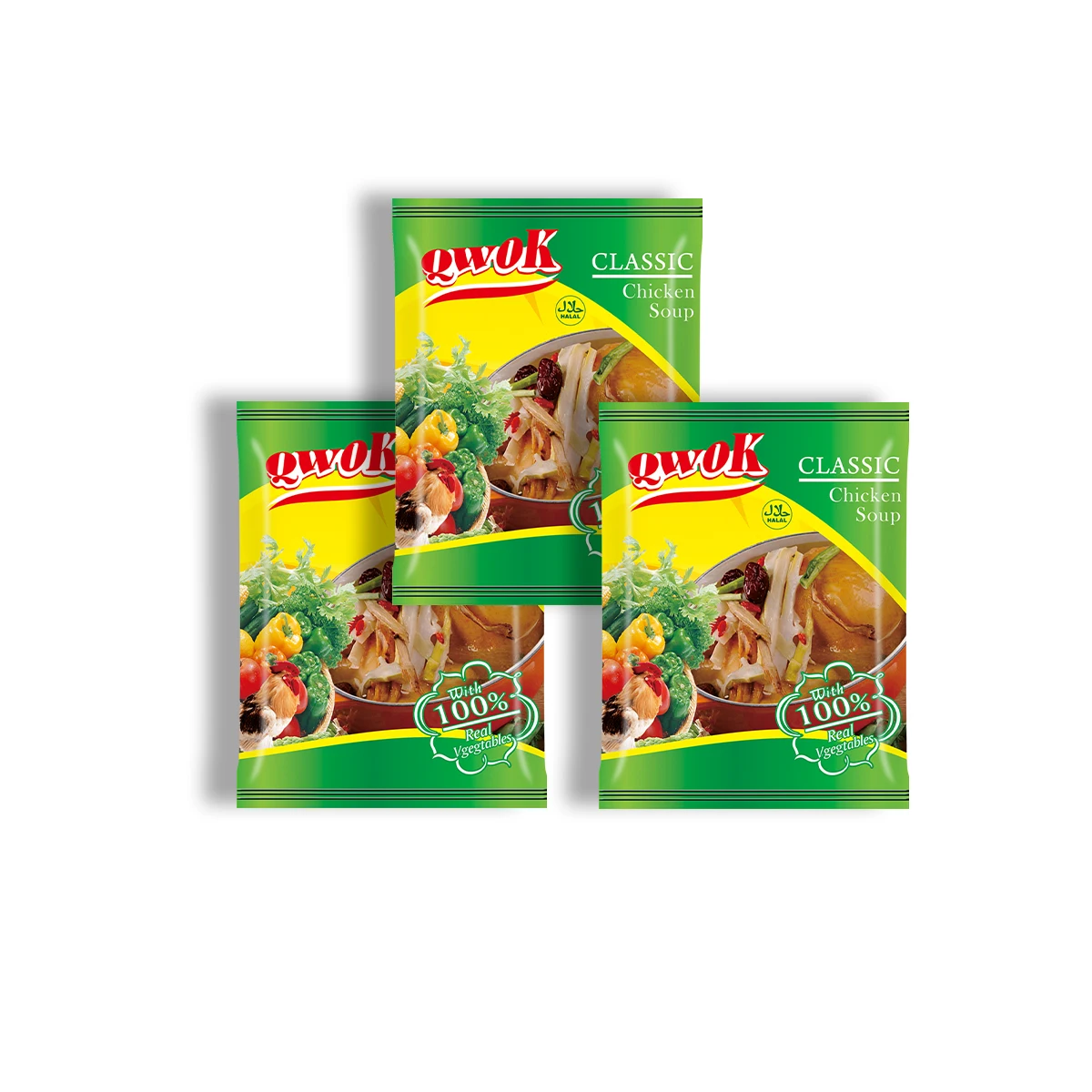 50g chicken flavor instant soup seasoning powder higher quality best-selling HALAL