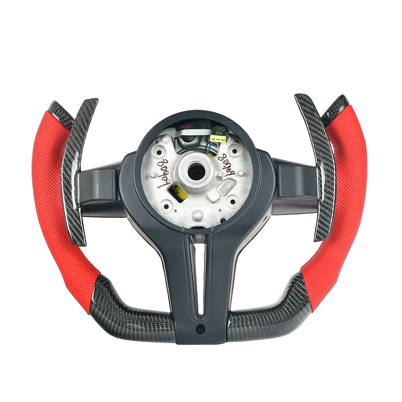 M3 M6 E90 Real Carbon Fiber Steering Wheel for BMW F01 F02 F06 F07 F10 F11 F12 F13 F14 F15 F16 X1 X2 X3 X4 X5 M2 M4 M5 M6 M8