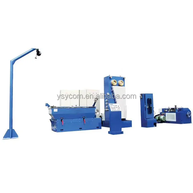 Copper wire drawing machine with on line annealing, metal wire drawing machine