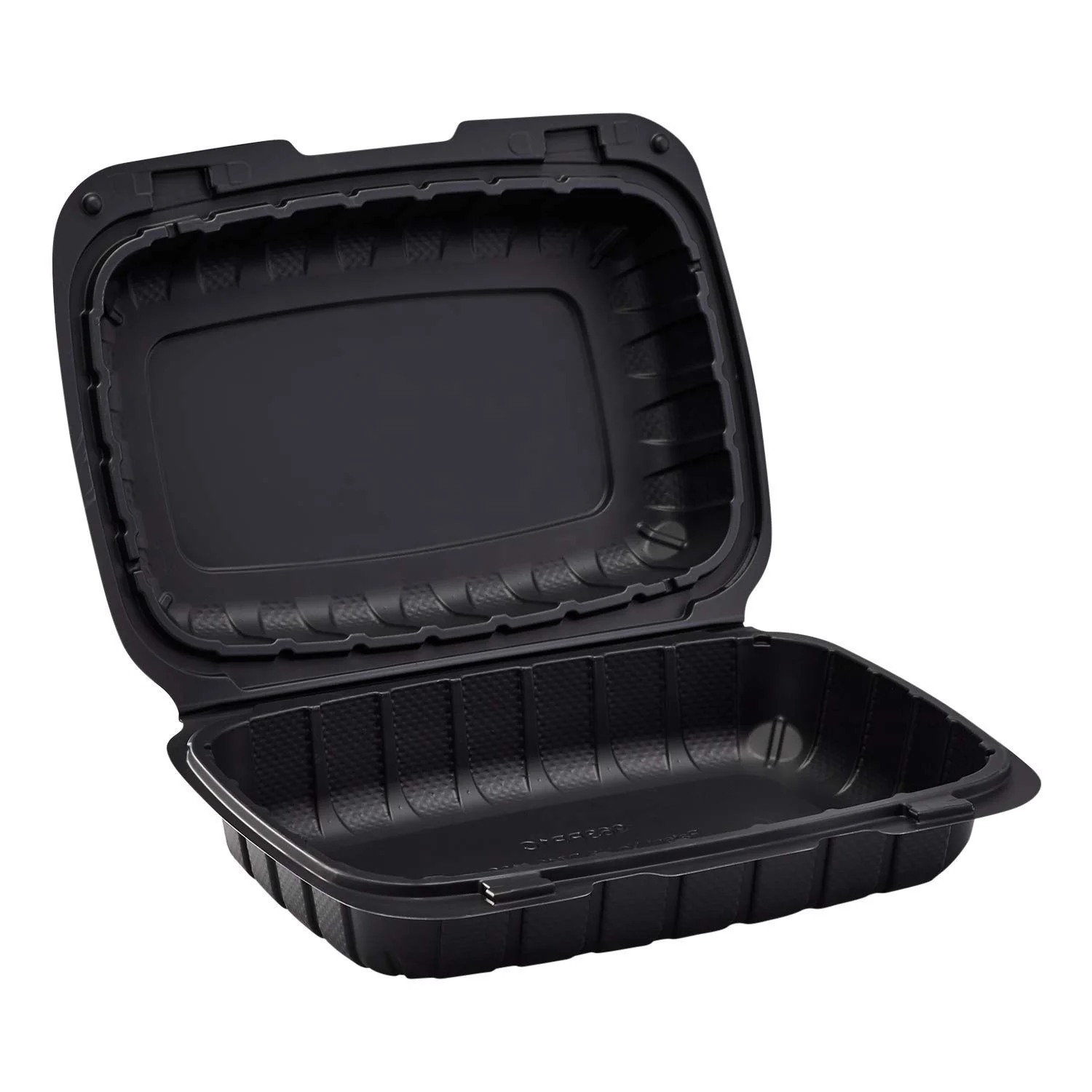 MFPP Clamshell Food Containers, 100 Pack 9 x 6 Inch Plastic Hinged To Go Containers Microwave Safe Containers