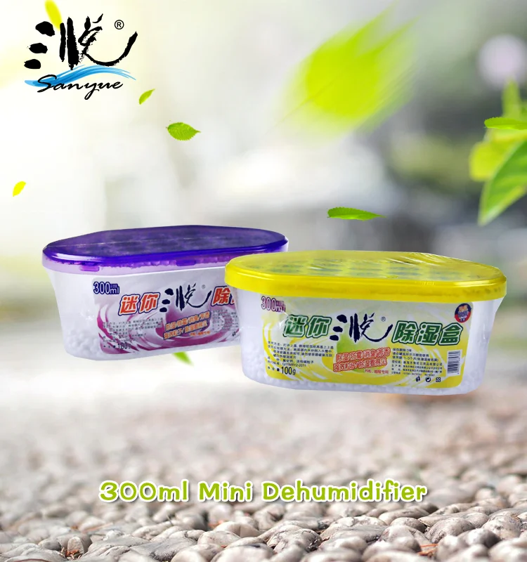Household Products 300ml calcium chloride moisture absorber Mini Dehumidifier