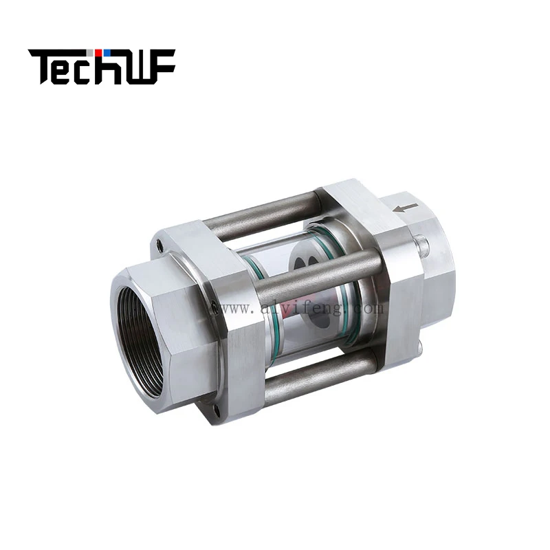 Oil Sight Glass Flow Indicator Flow Meter To Measure Marine Gas Oil Diesel Flow Sensor