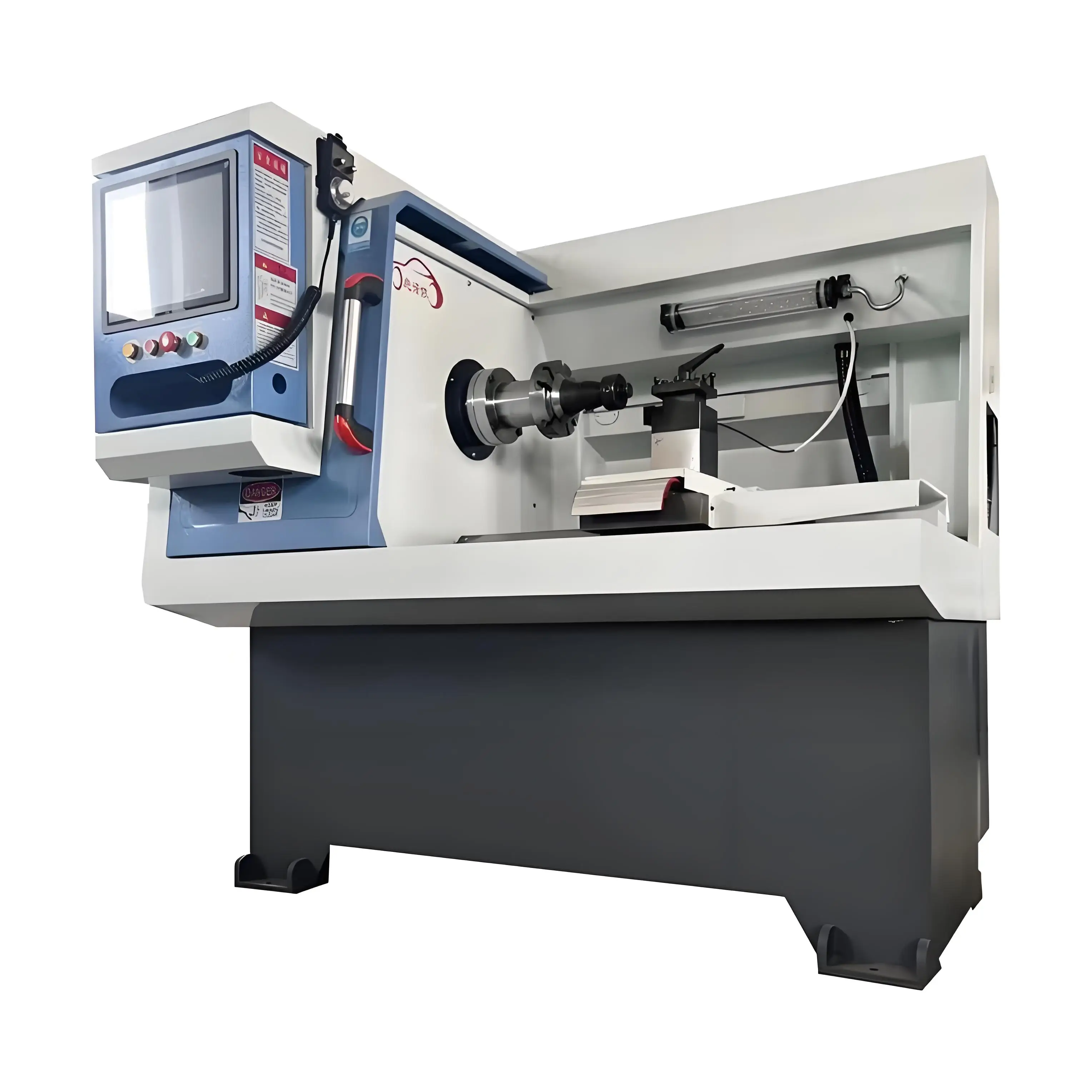 2024 Latest model Full-Automatic CNC Auto Wheel rim repair machine Alloy rim lathe machine wheel repair machine